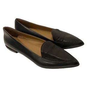 Everlane The Modern Point  Loafer Flat Leather Made in Italy 8.5